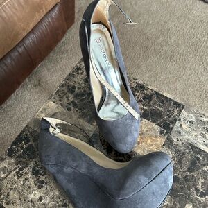 JustFab Gray Women's Wedge Shoes